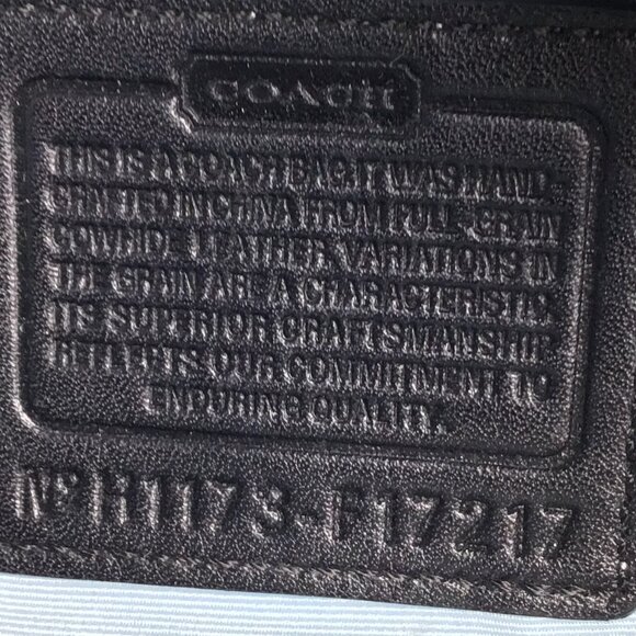 Vintage Coach Black Leather Colette Hobo Soho Buckle Pleated Flap Bag - Picture 9 of 9